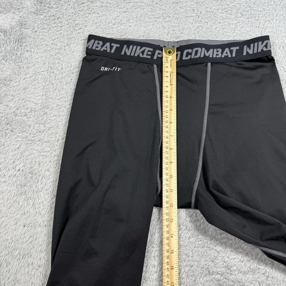 Nike Pro‎ Combat Dri Fit Compression Black Athletic Tights XL